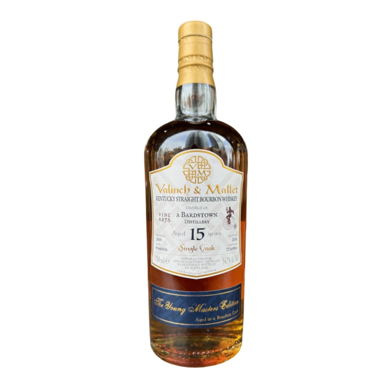 Valinch & Mallet Bardstown Bourbon 15 Year for Vine Arts