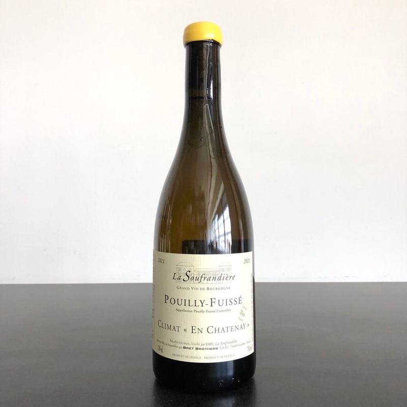 2021 Domaine La Soufrandiere Pouilly-Fuisse Climat en Chatenay Cuvee Zen Maconnais, France