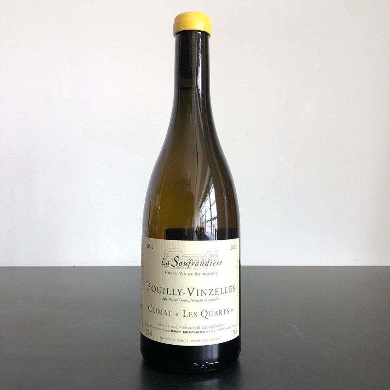 2021 Domaine La Soufrandiere Pouilly-Vinzelles Climat Les Quarts Maconnais, France