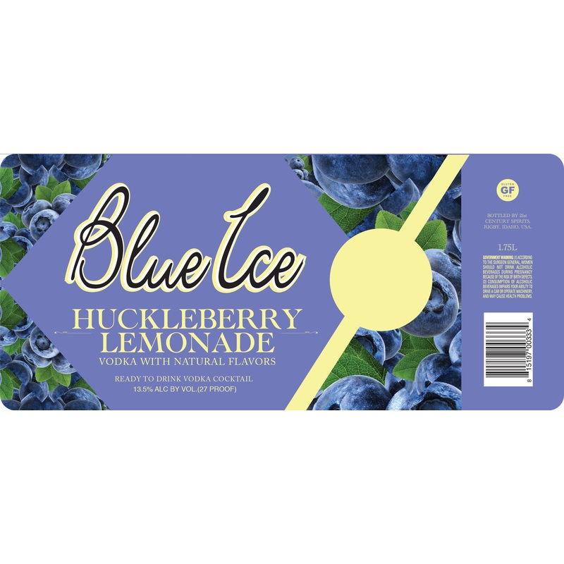 BLUE ICE HUCKLEBERRY LEMONADE RTD 1.75 L