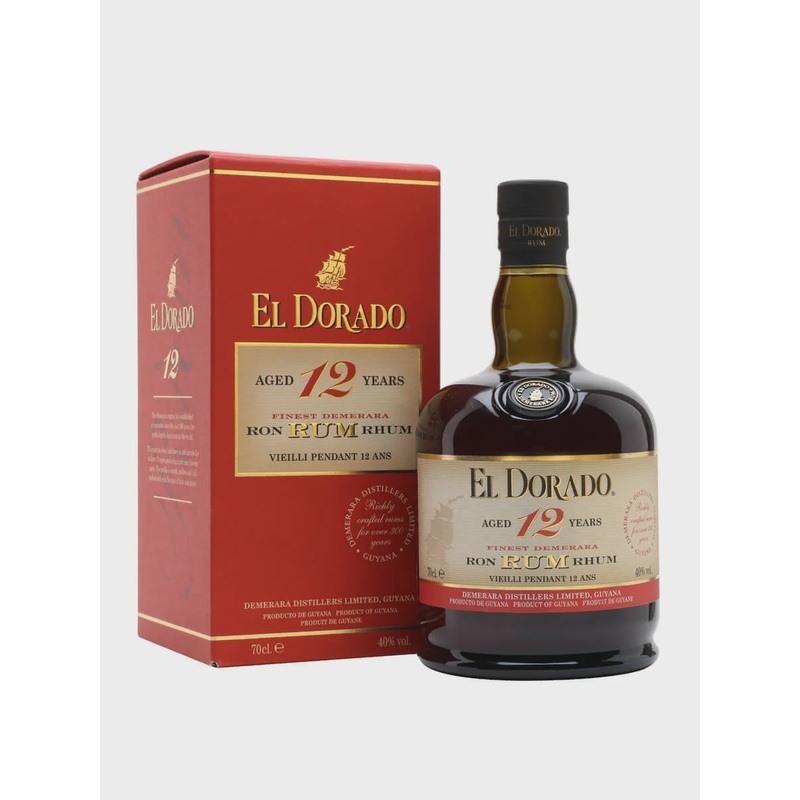 El Dorado Rum 12 Year Old 40% abv 70cl