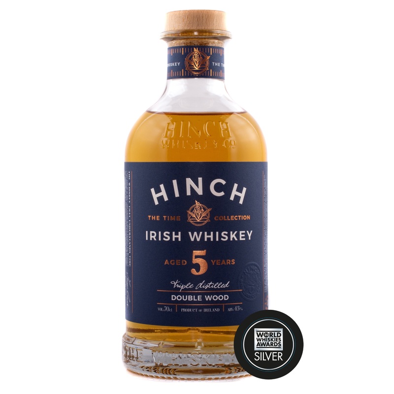 Hinch 5 Year Old Double Wood Irish Whiskey 43% abv 70cl