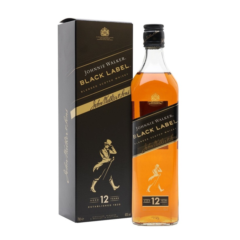 Johnnie Walker Black Label Blended Scotch Whisky 40% abv 70cl
