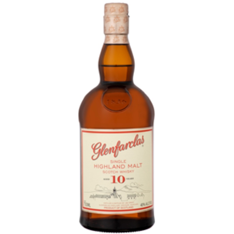 Glenfarclas 10 Years Aged Highland Single Malt Scotch Whisky