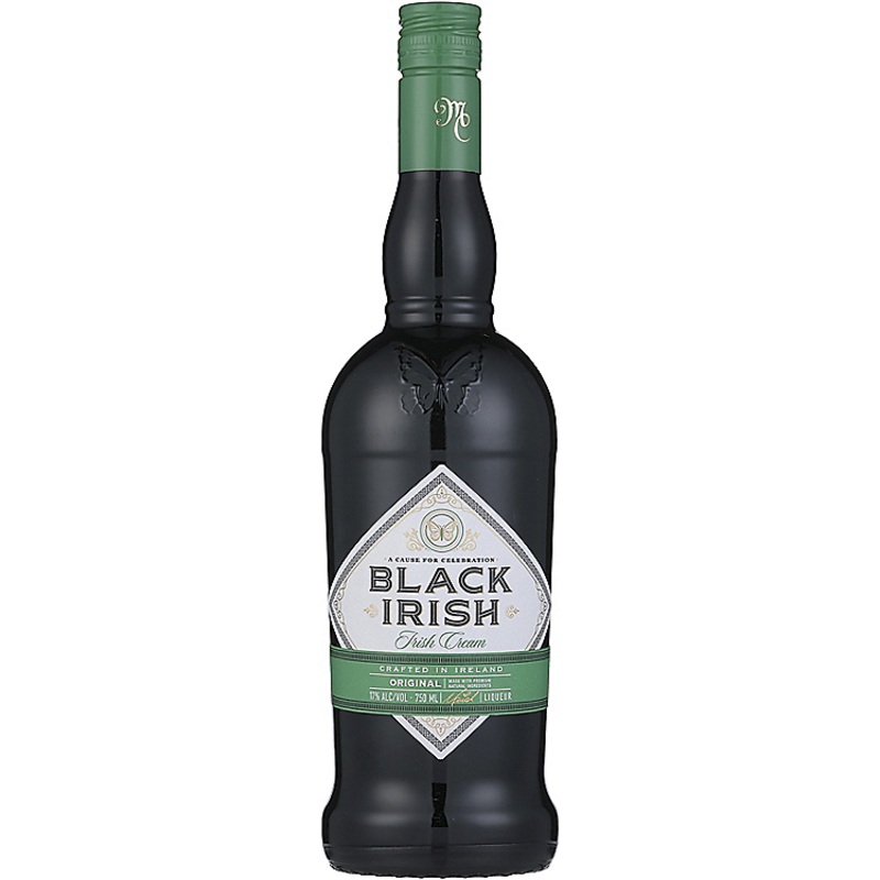 BLACK IRISH CREAM LIQUEUR IRISH CREAM