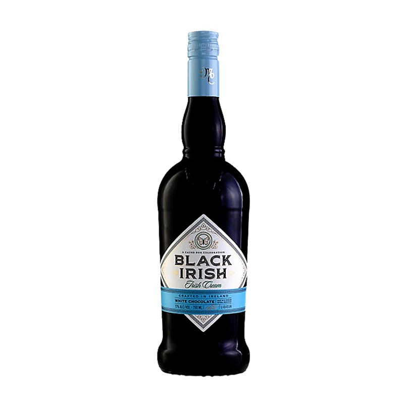 BLACK IRISH WHITE CHOCOLATE IRISH CREAM 34 750ML