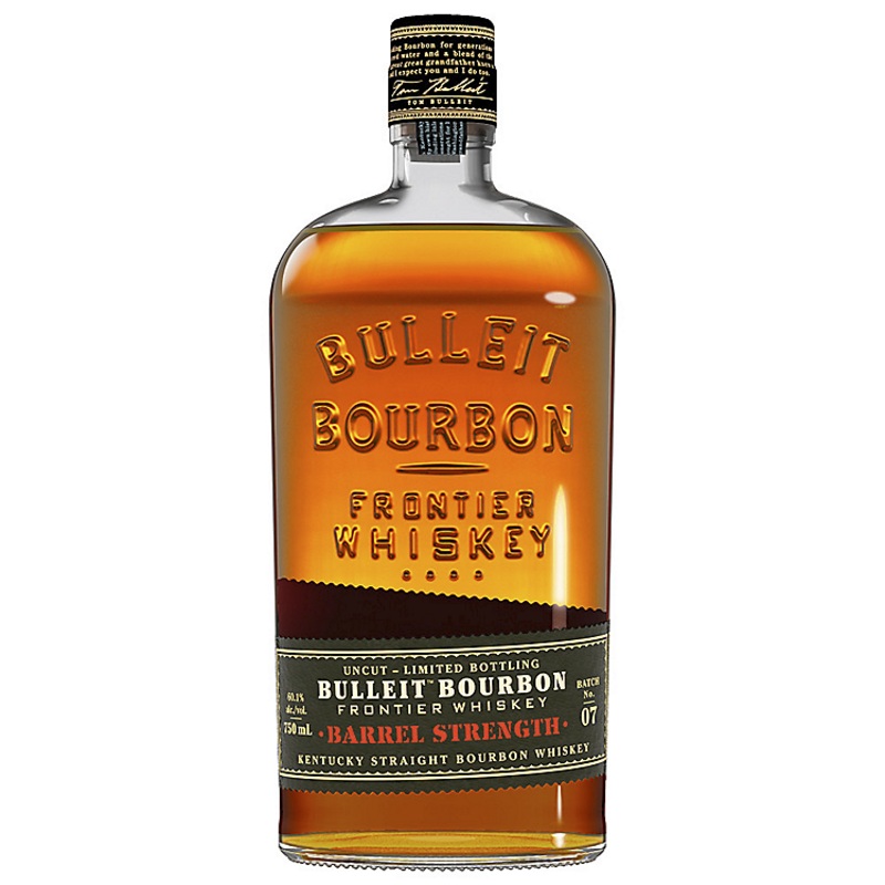 BULLEIT STRAIGHT BOURBON FRONTIER WHISKEY BARREL STRENGTH UNCUT 120.2 750ML