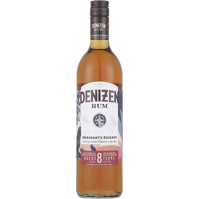 DENIZEN AGED RUM SMALL BATCH MERCHANT'S RESERVE 8 YR 86 750ML