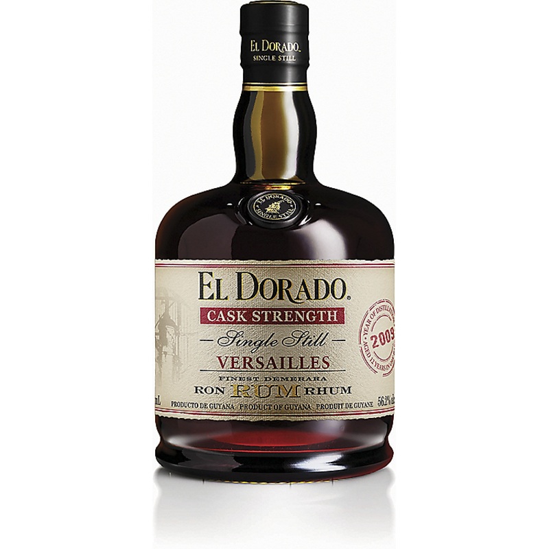 EL DORADO AGED RUM CASK STRENGTH SINGLE STILL VERSAILLES 12 YR 112.4 750ML