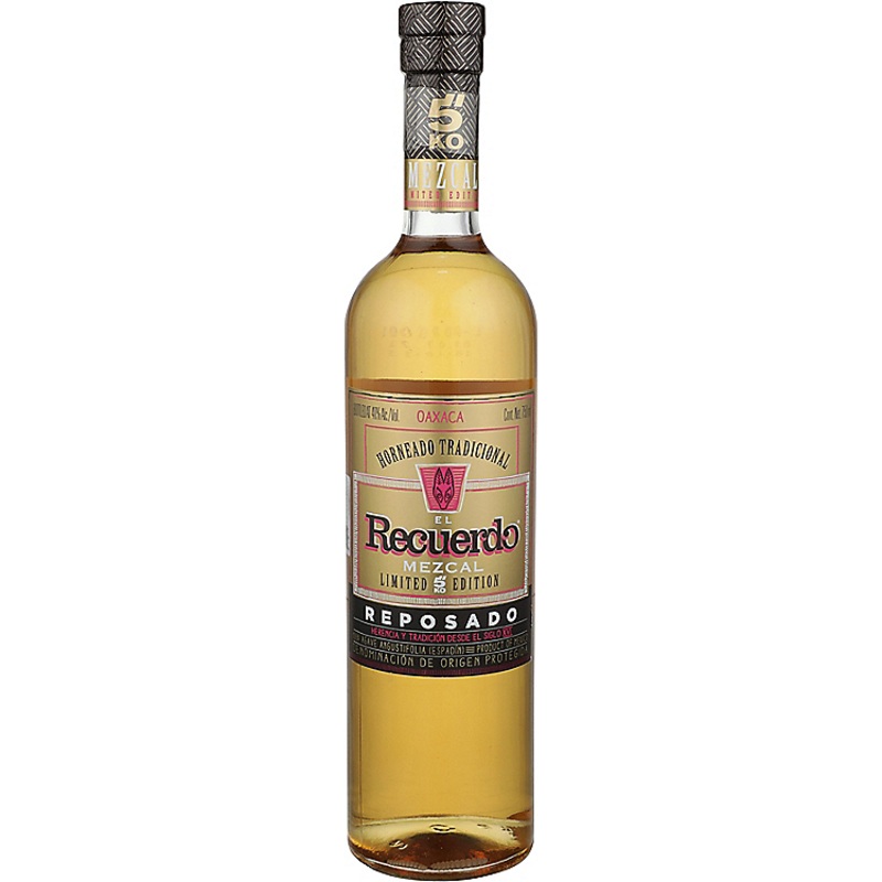 EL RECUERDO MEZCAL REPOSADO 5 KO LIMITED EDITION 80 750ML