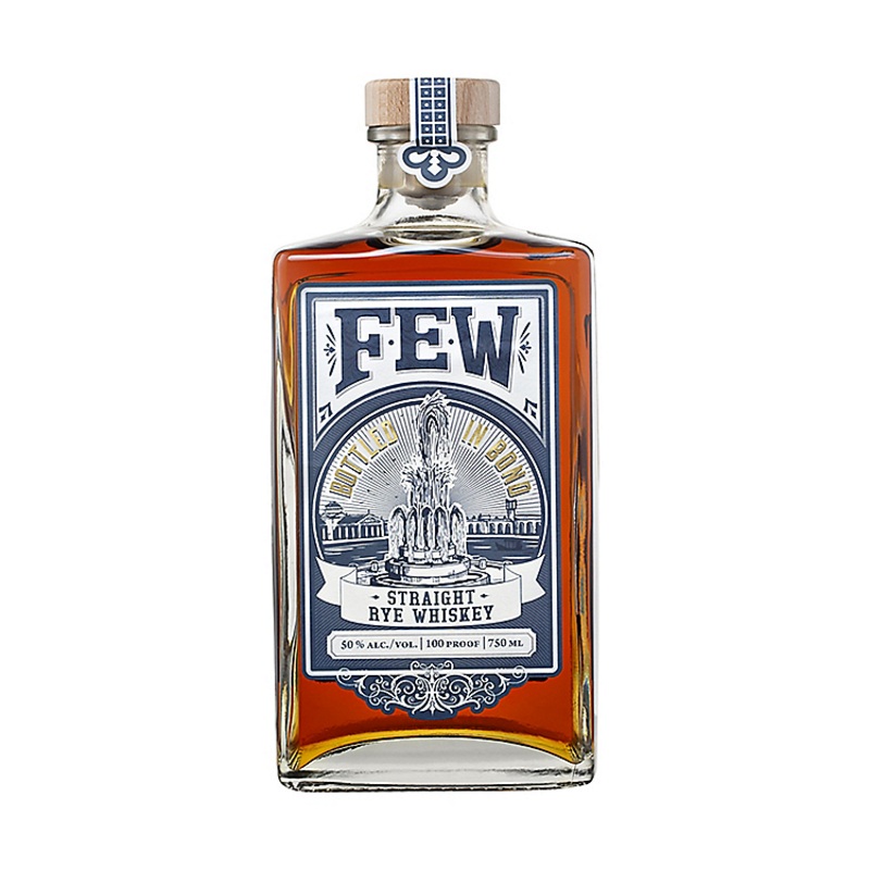 FEW STRAIGHT RYE WHISKEY BOTTLED IN BOND 100 750ML