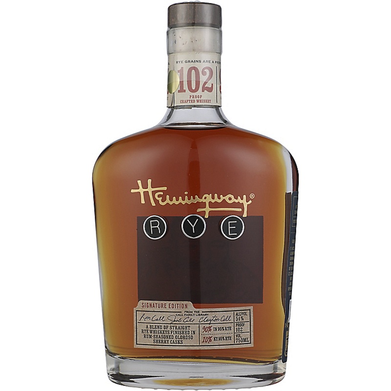 HEMINGWAY RYE WHISKEY SIGNATURE EDITION 102 750ML