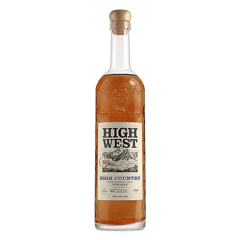 HIGH WEST AMERICAN SINGLE MALT WHISKEY HIGH COUNTRY LIMITED RELEASE 88 750ML