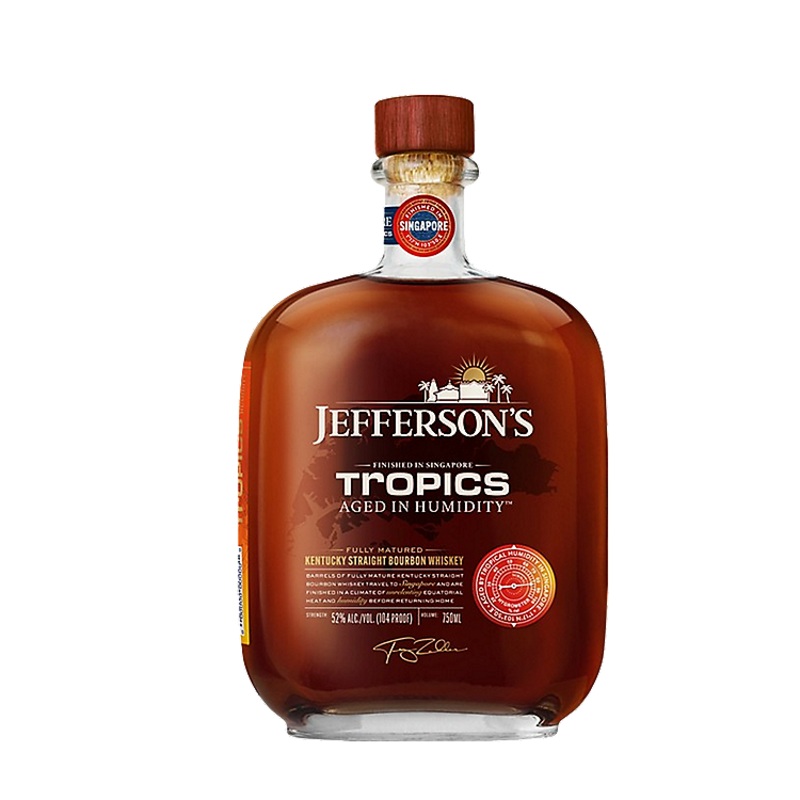 JEFFERSON'S STRAIGHT BOURBON TROPICS AGED IN HUMIDITY 104 750ML