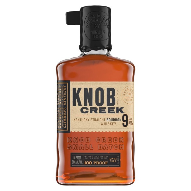 KNOB CREEK STRAIGHT BOURBON SMALL BATCH 9 YR 100 750ML
