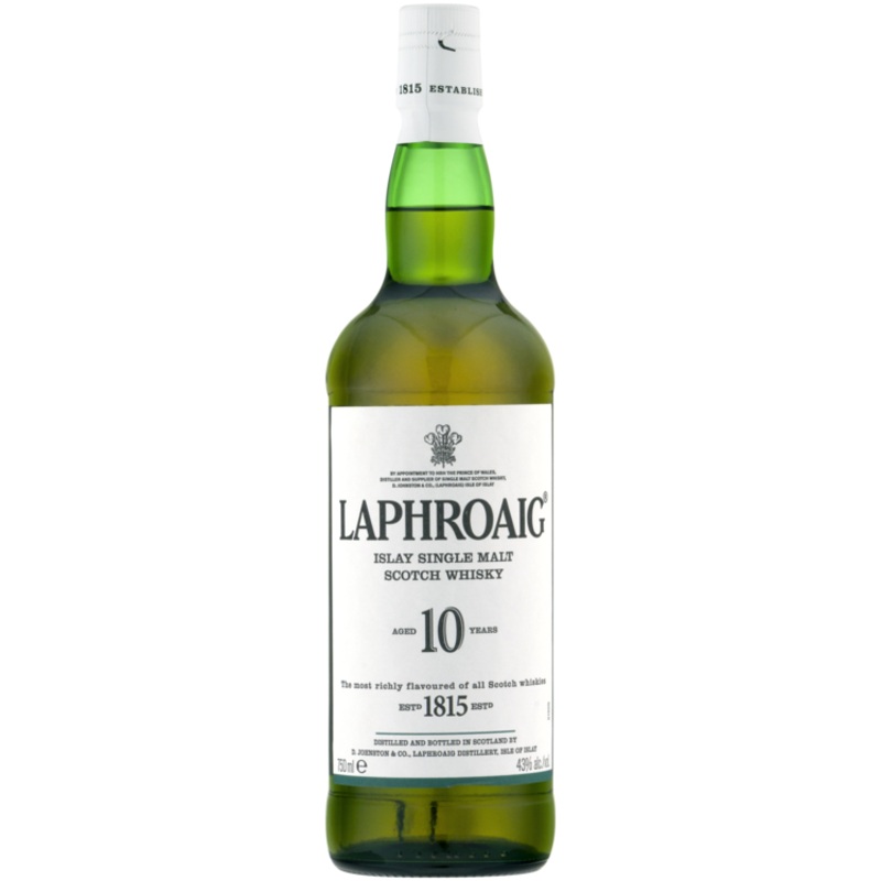 LAPHROAIG SINGLE MALT SCOTCH 10 YR 86 750ML