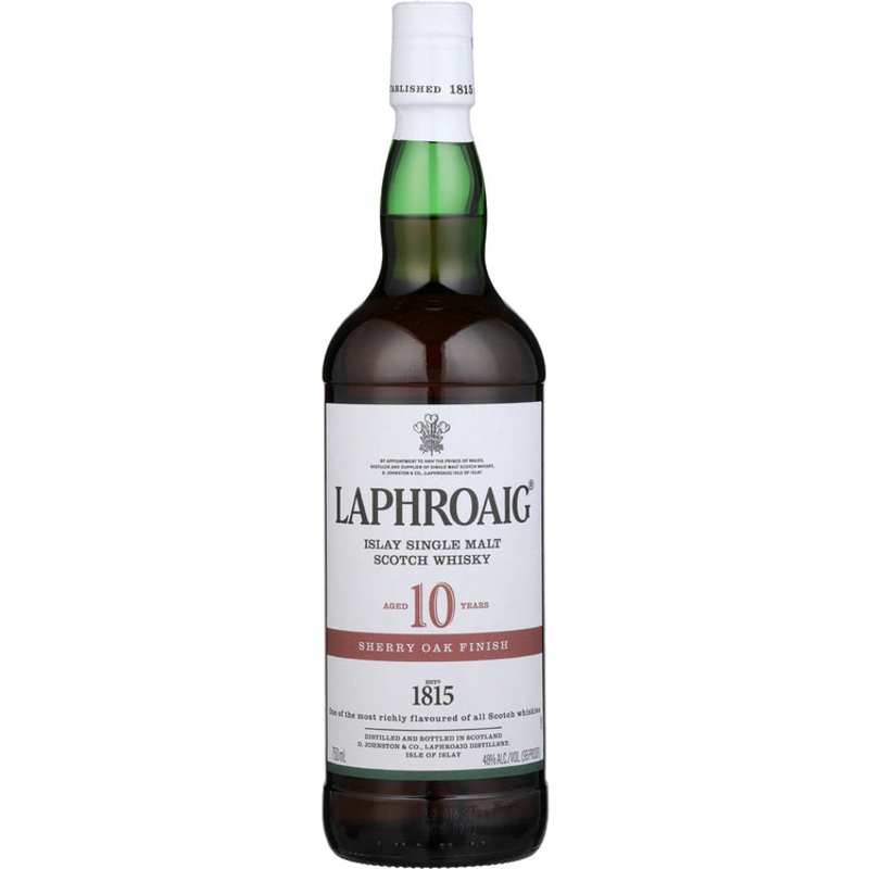 Laphroaig Single Malt Scotch Sherry Oak Finished 10 Yr 96 750ML