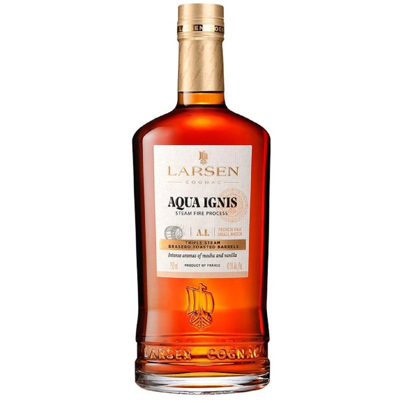 LARSEN COGNAC AQUA IGNIS 84.6 750ML