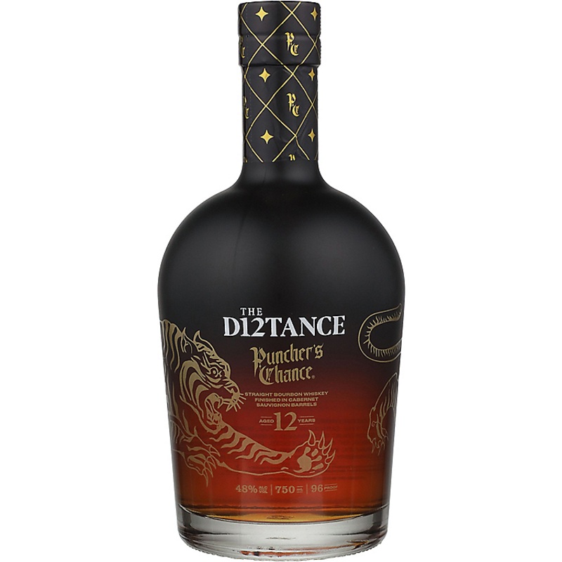 PUNCHER'S CHANCE STRAIGHT BOURBON THE D12TANCE FINISHED IN CABERNET SAUVIGNON BARREL 12 YR 96 750ML