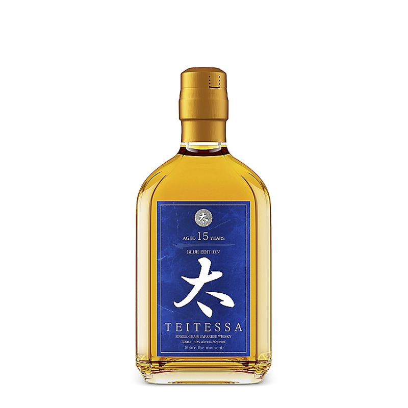 TEITESSA SINGLE GRAIN JAPANESE WHISKY BLUE EDITION 15 YR 80 750ML