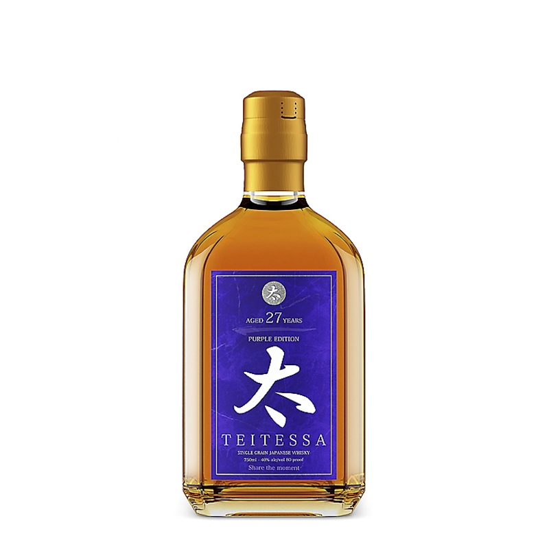 TEITESSA SINGLE GRAIN JAPANESE WHISKY PURPLE EDITION 27 YR 80 750ML