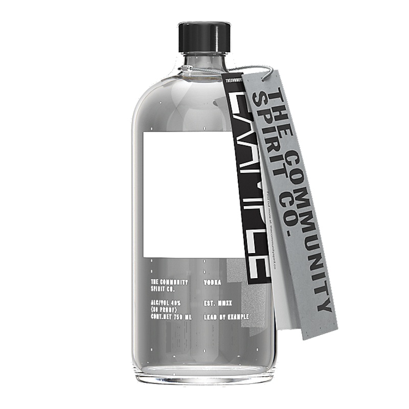 THE COMMUNITY SPIRIT CO. VODKA 80 750ML