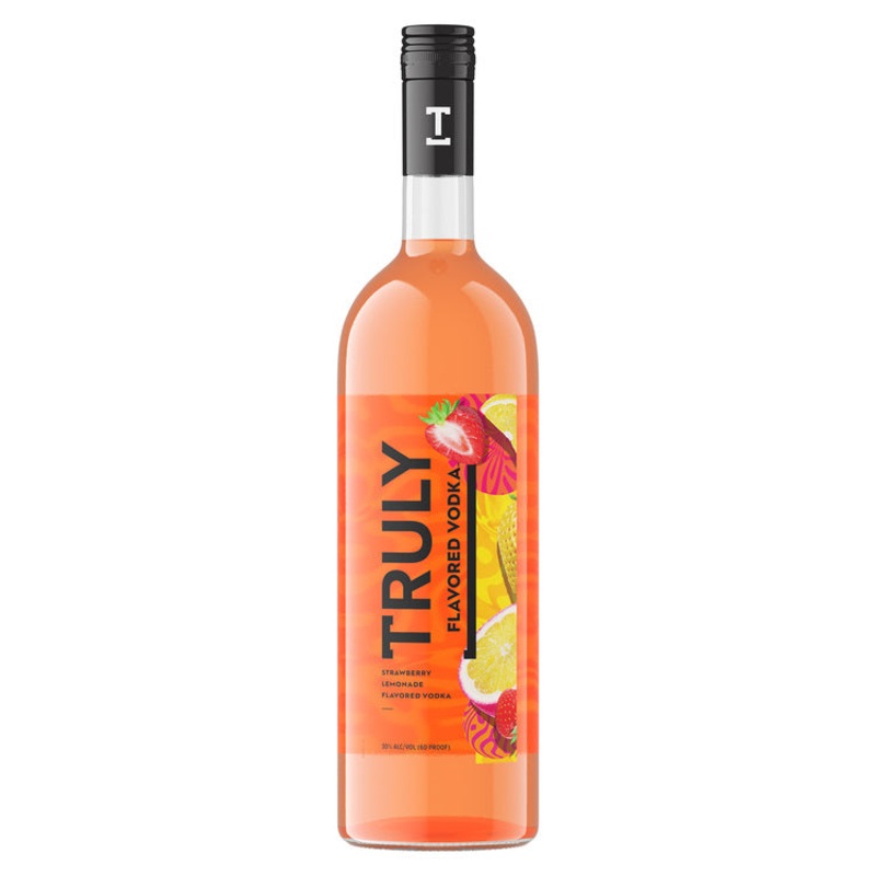 TRULY STRAWBERRY LEMON FLAVORED VODKA 60 1L