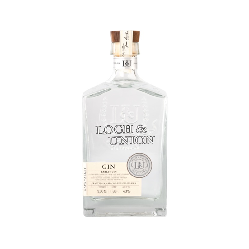 LOCH & UNION DISTILLING BARLEY GIN 86 750ML