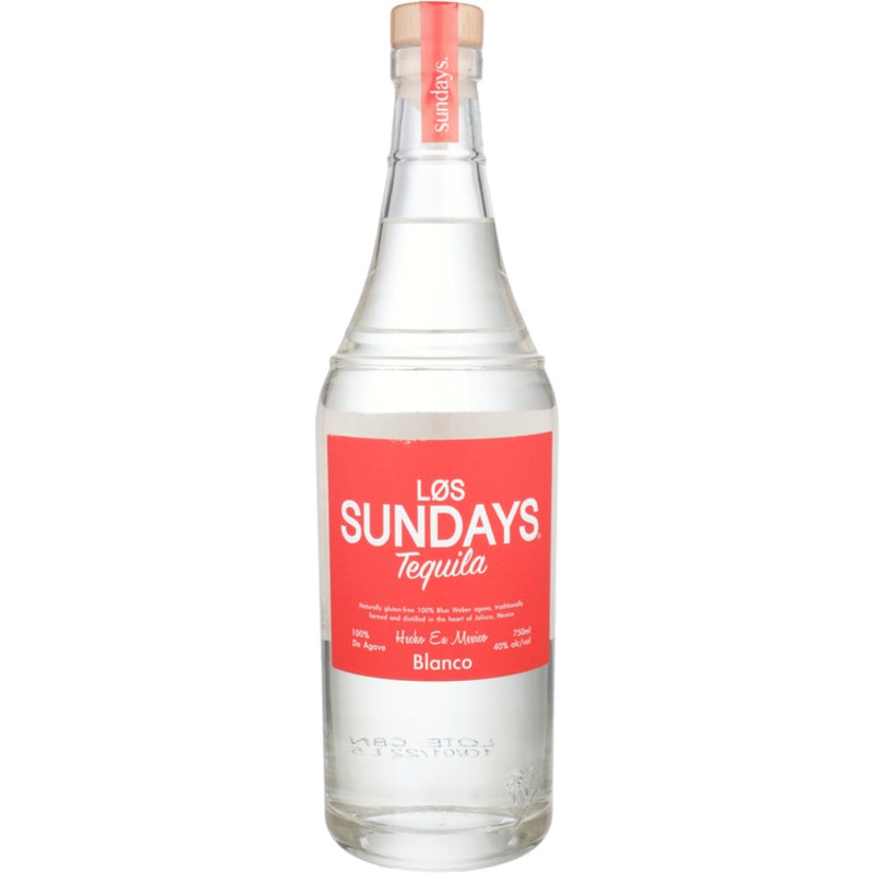 LOS SUNDAYS TEQUILA BLANCO 80 750ML