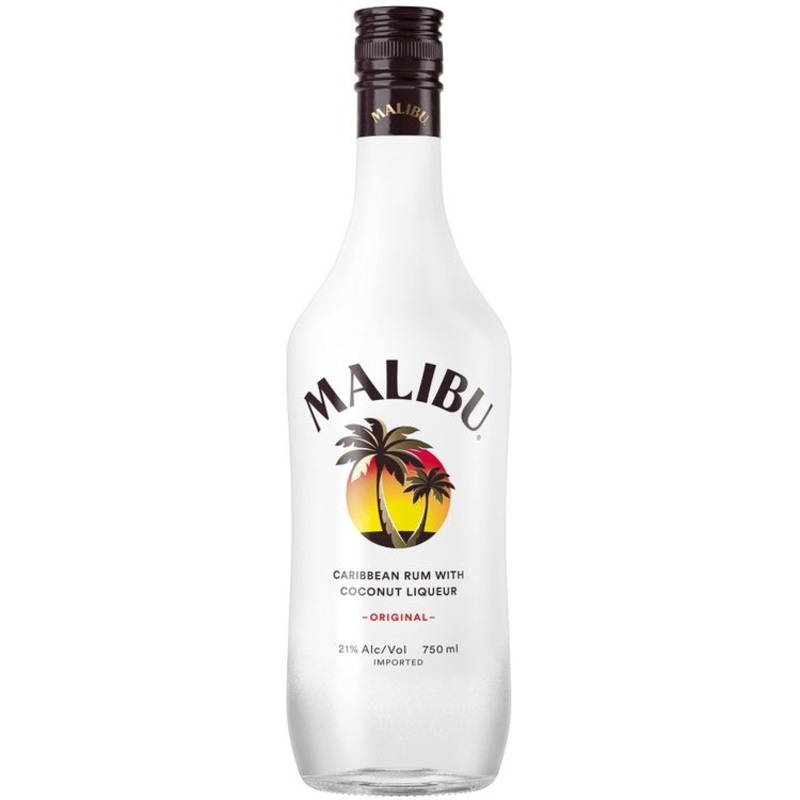 MALIBU COCONUT FLAVORED RUM ORIGINAL 42 750ML