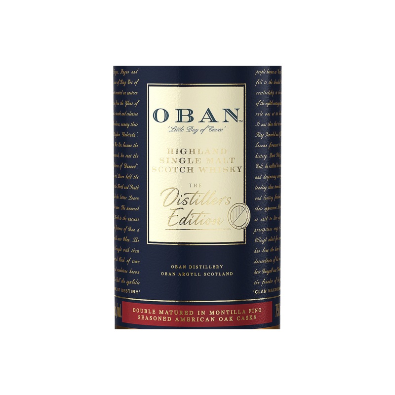 OBAN SINGLE MALT SCOTCH THE DISTILLERS EDITION DOUBLE MATURED 86 750ML