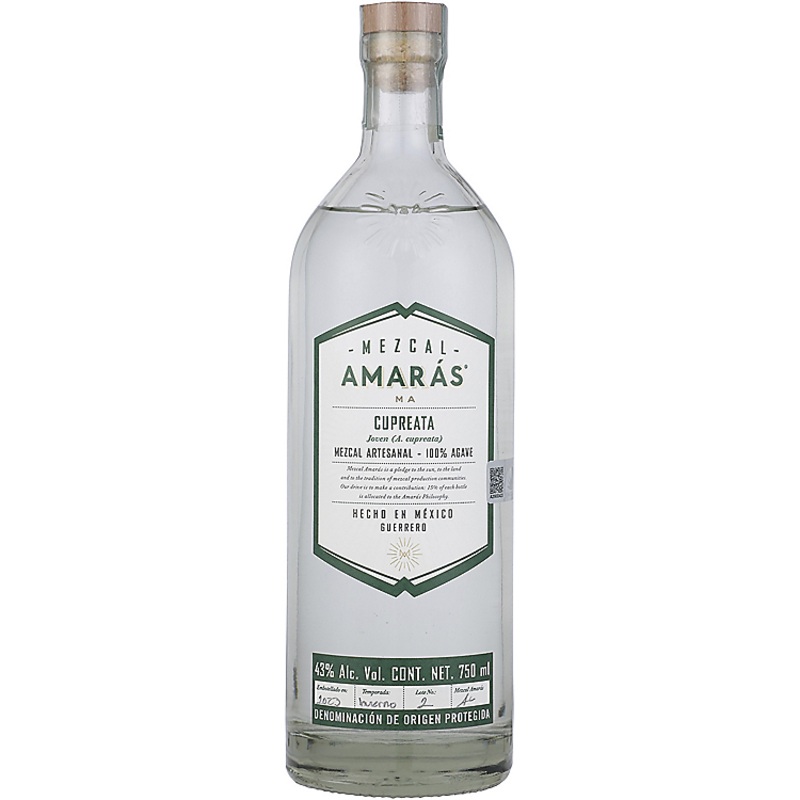 AMARAS MEZCAL A. CUPREATA JOVEN 86 750ML