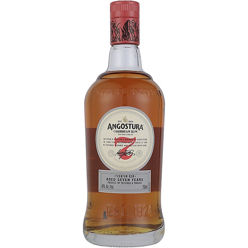 ANGOSTURA AGED RUM 7 YR 80 W/ ORANGE BITTERS HITCHHIKER 750ML