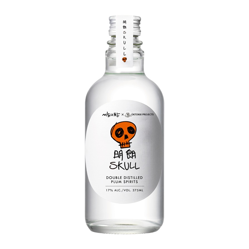 Myung Rang Skull Double Distilled Plum Soju 375ml