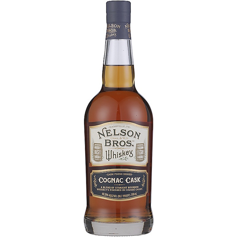 NELSON BROS BLENDED AMERICAN WHISKEY COGNAC CASK 96.7 750ML