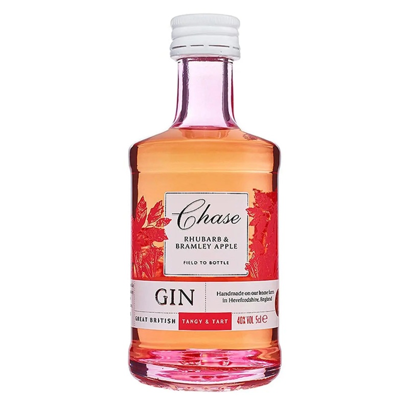 Chase Rhubarb & Bramley Apple Gin miniature, 5 cl