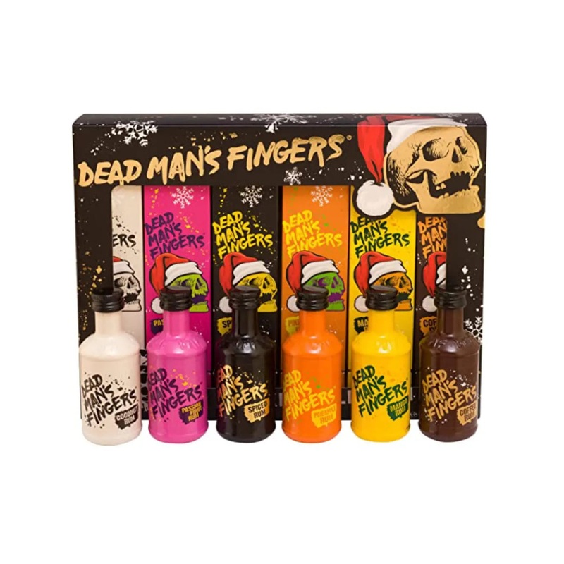 Dead Man's Fingers Rum Christmas Cracker Selection, 6 x 5 cl