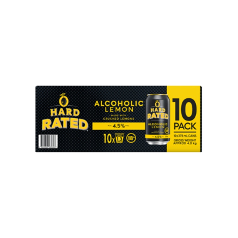 Hard Rated 10 Pack Cans 375ml
