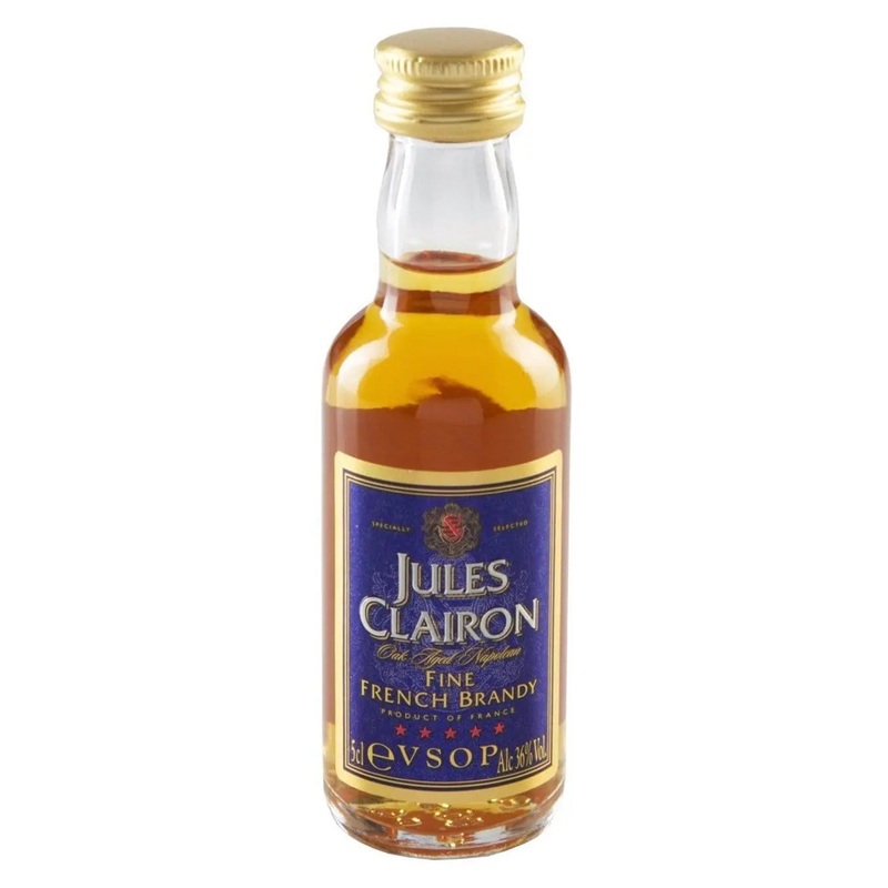 Jules Clairon Brandy Miniature, 5 cl