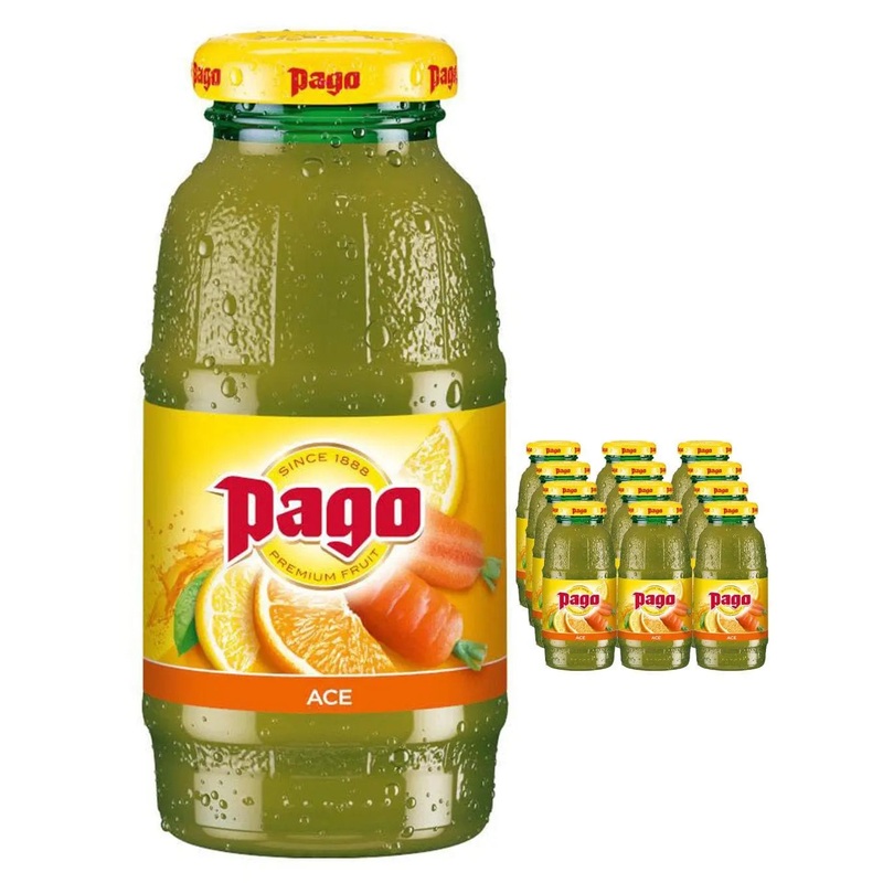 Pago ACE Orange, Carrot & Lemon Multipack, 12 x 200 ml