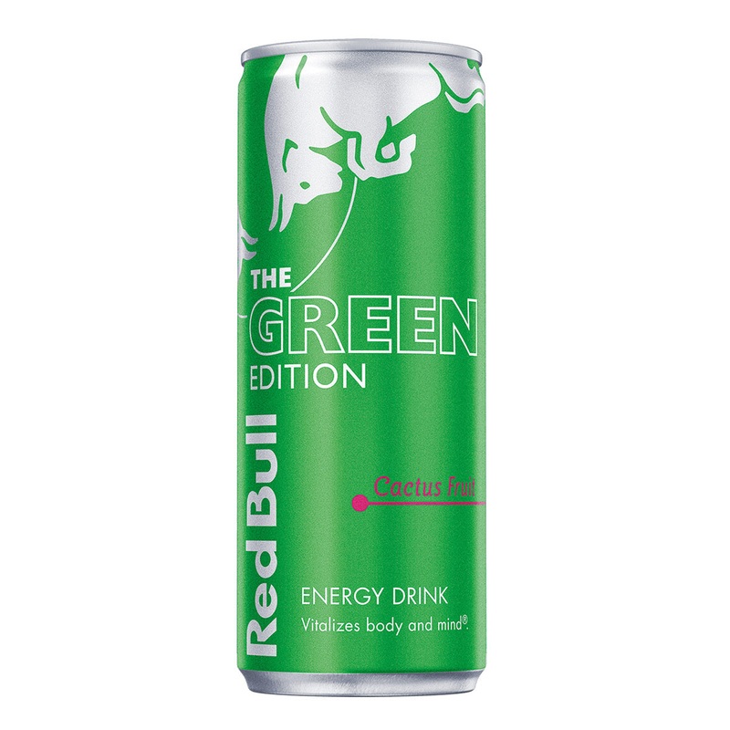 Red Bull Energy Drink GREEN Edition Cactus Fruit 0.25l