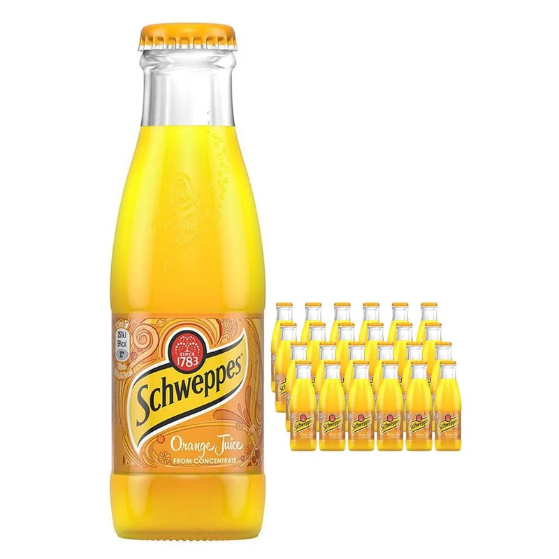 Schweppes Orange Juice Multipack, 24 x 200 ml