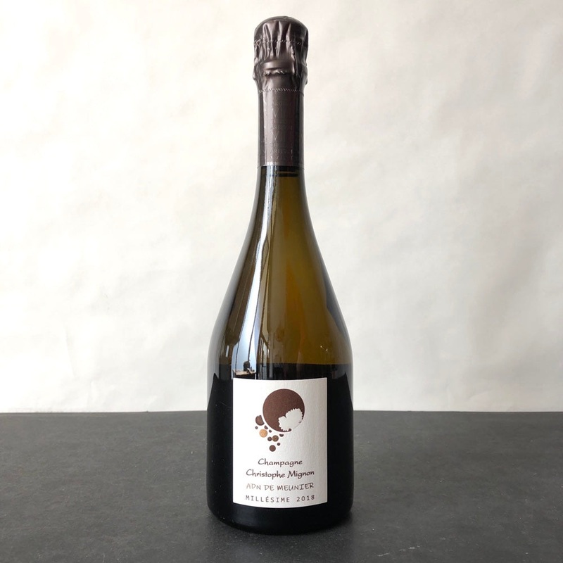2018 Christophe Mignon ADN de Meunier Brut Nature, Champagne, France