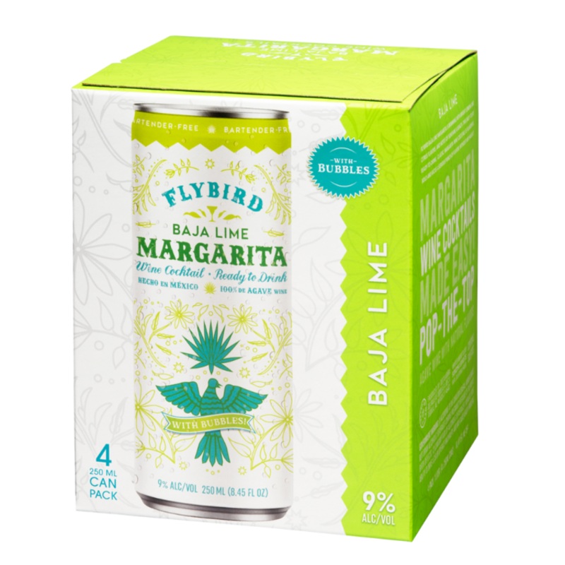 FLYBIRD CKTL MARG BAJA LIME CAN6/4