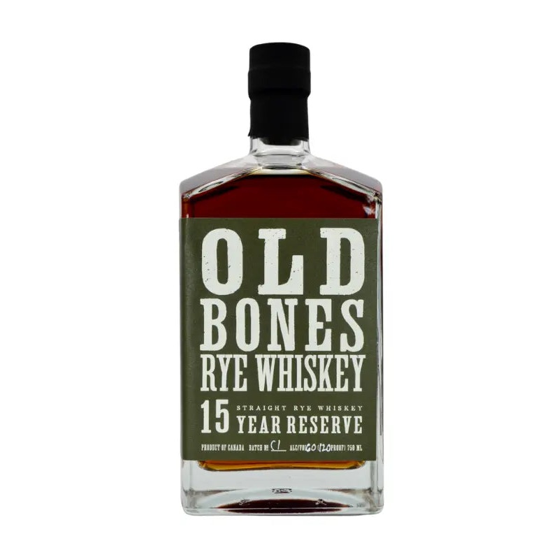 Backbone Old Bones 15 Year Reserve Rye Whiskey 750mL