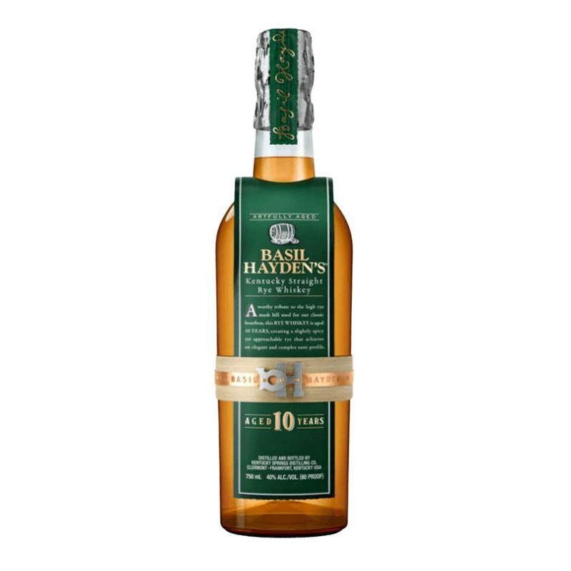 Basil Haydens 10 Year Old Rye Whiskey 750mL