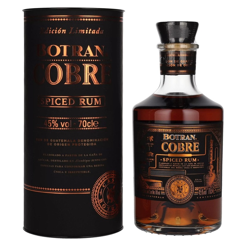Botran Ron COBRE Spiced Rum Edicion Limitada 45% Vol. 0,7l in Giftbox