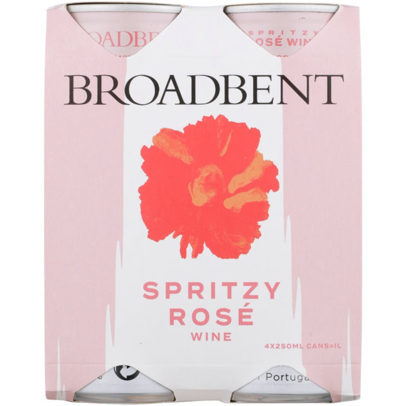 BROADBENT SPRITZY ROSE CAN 6/4PK