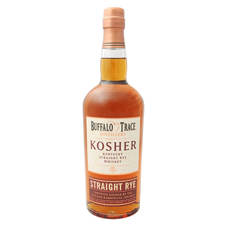 Buffalo Trace Kosher Straight Rye Whiskey 750ml