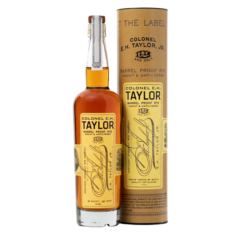 Colonel E. H. Taylor, Jr. Barrel Proof Rye Whiskey 750mL